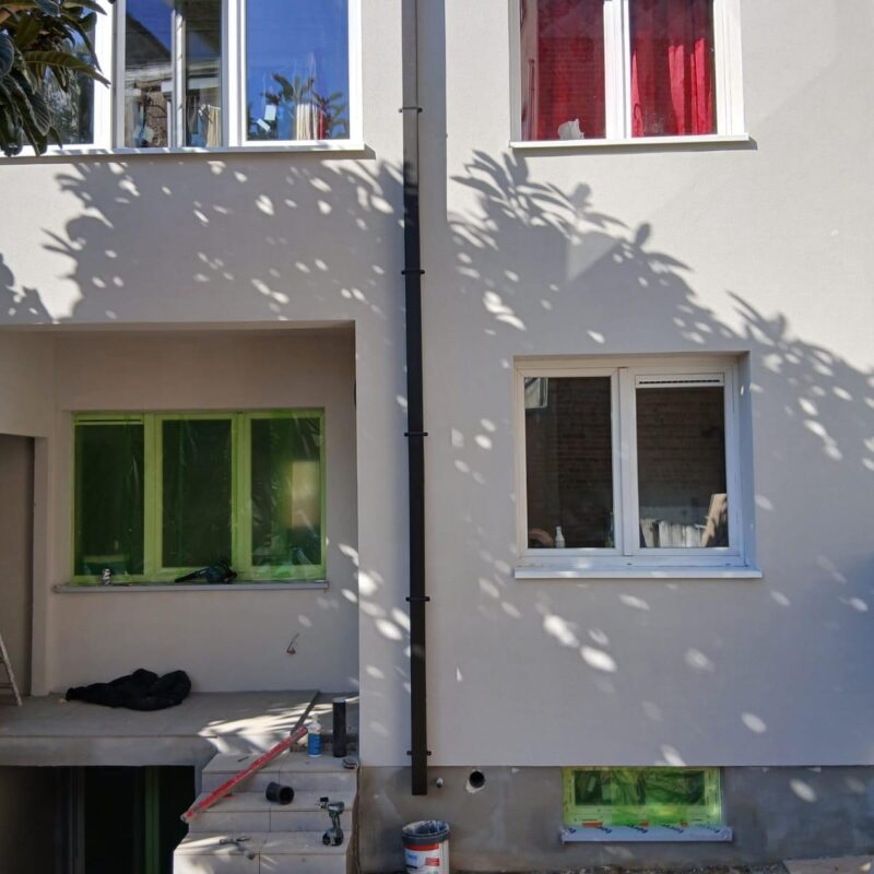 Crépi beige façade