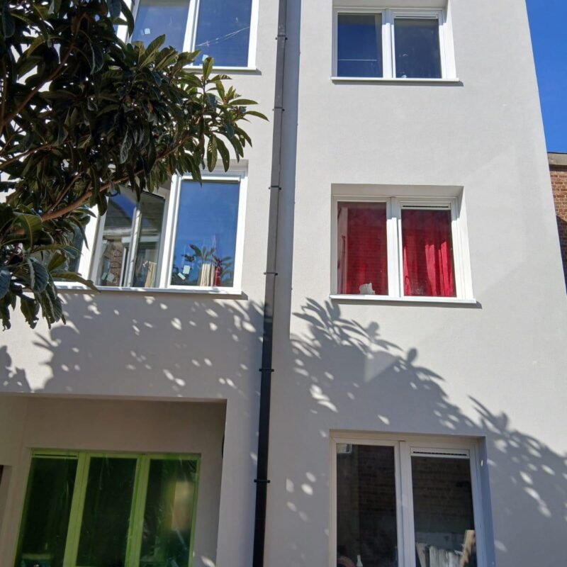 Exemple isolation et crépi façade